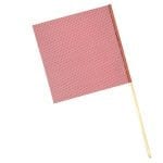 OWPI Dowel Warning Flag, 5:8-in diameter, red, size 18-in OF10124