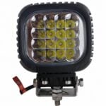 Techspan Megalumen 5" alum square tractor/Utility - 4800 LX Spot Beam LMP LED