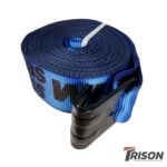 Ancra 41660-80-30 ANCRA BLUE 3″ x 30′ Winch Strap with Flat Hook – 5,400 lb WLL