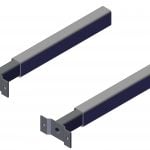 Mounting Brackets for Stationary External Mount Pivots - Set