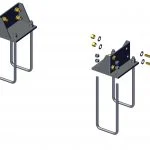 U-Bolt Tower Mounting Bracket