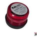 Techspan Junior Strobe Light 12-48VDC, Red Lens, Surface Mount