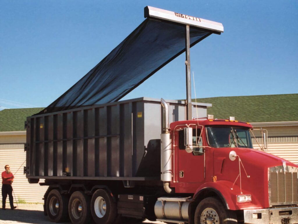 Donovan HY-Tower Armless Roll-Off Tarp System