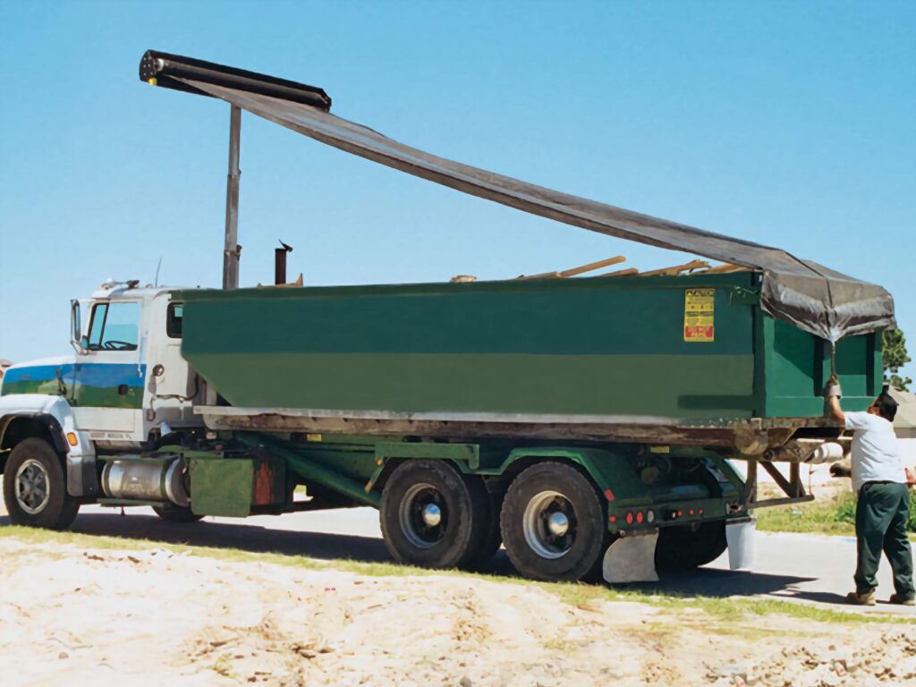 Donovan HY-Tower Armless Roll-Off Tarp System