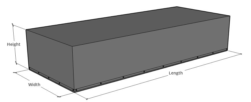 Custom Fitted Vinyl Tarps - Build your own!