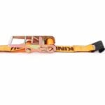 Kinedyne 553021 3″ x 30′ Ratchet Strap with Flat Hooks – 5,400 lb WLL
