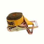 Kinedyne 553036 3″ x 30′ Ratchet Strap with Wire Hooks – 5,400 lb WLL